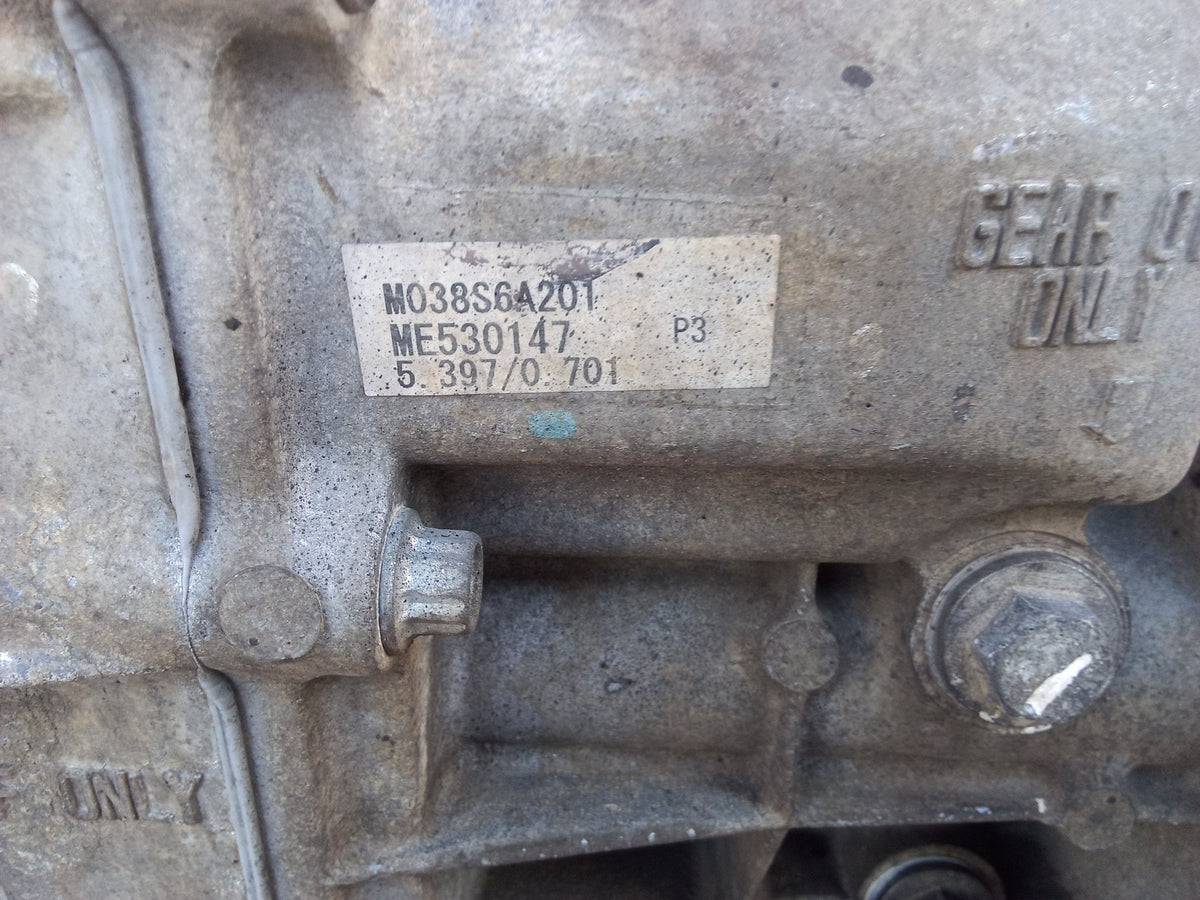 2018 Mitsubishi Canter feb51g - Transmission PN: m038s6
