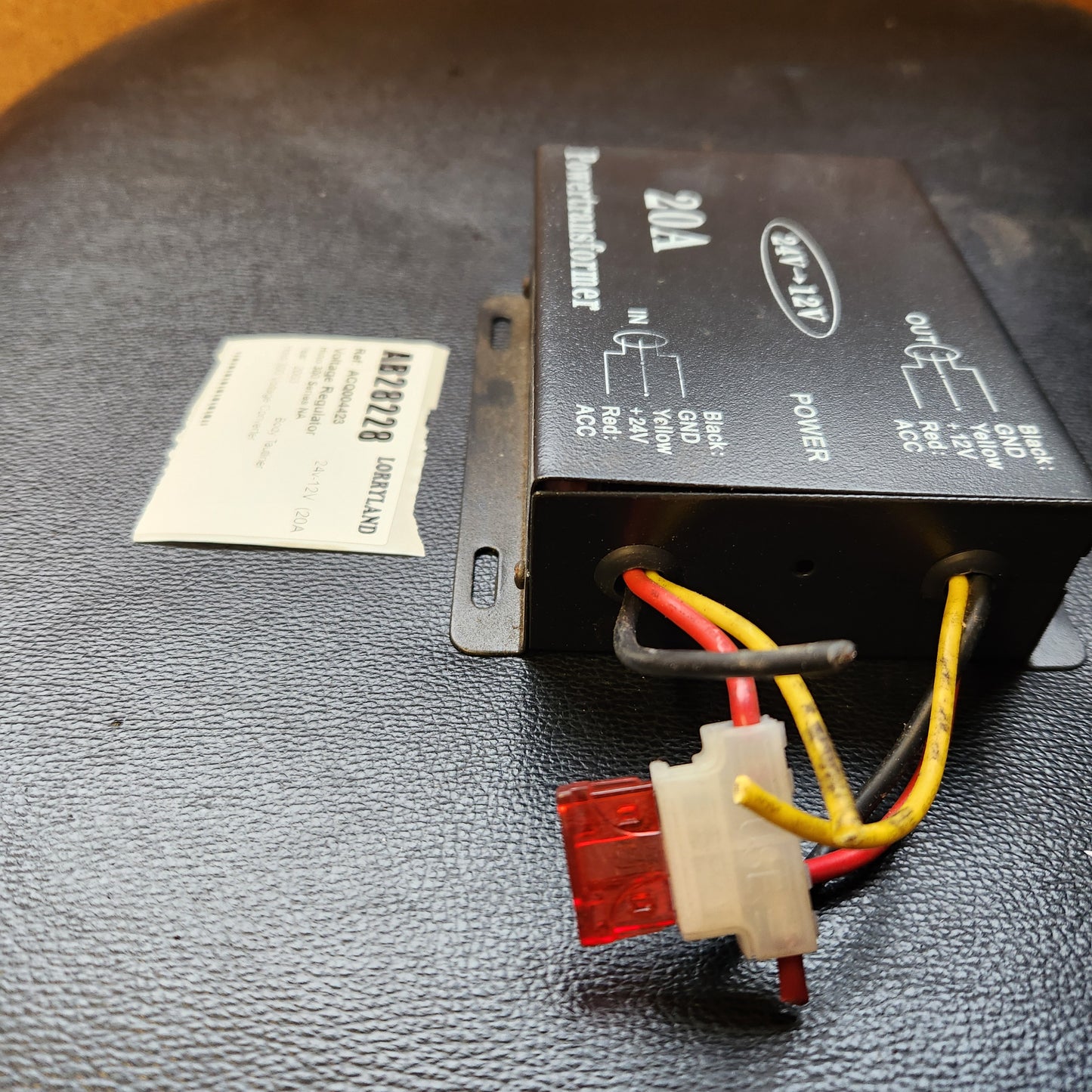 Hino 300 Series XZU424R-HKFTW03 - Voltage Regulator PN: 24v-12V  (20A)