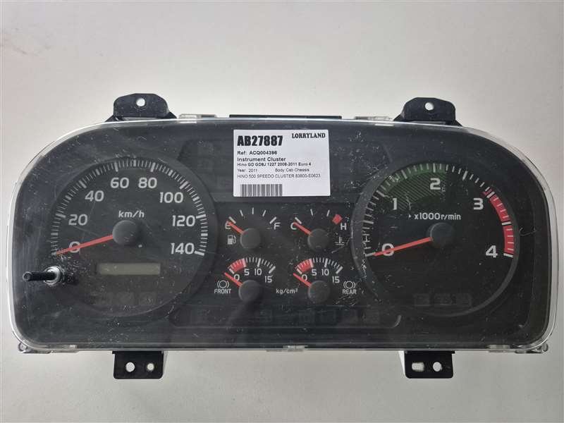 Hino 500 Series GD GD8JLKA - Instrument Cluster