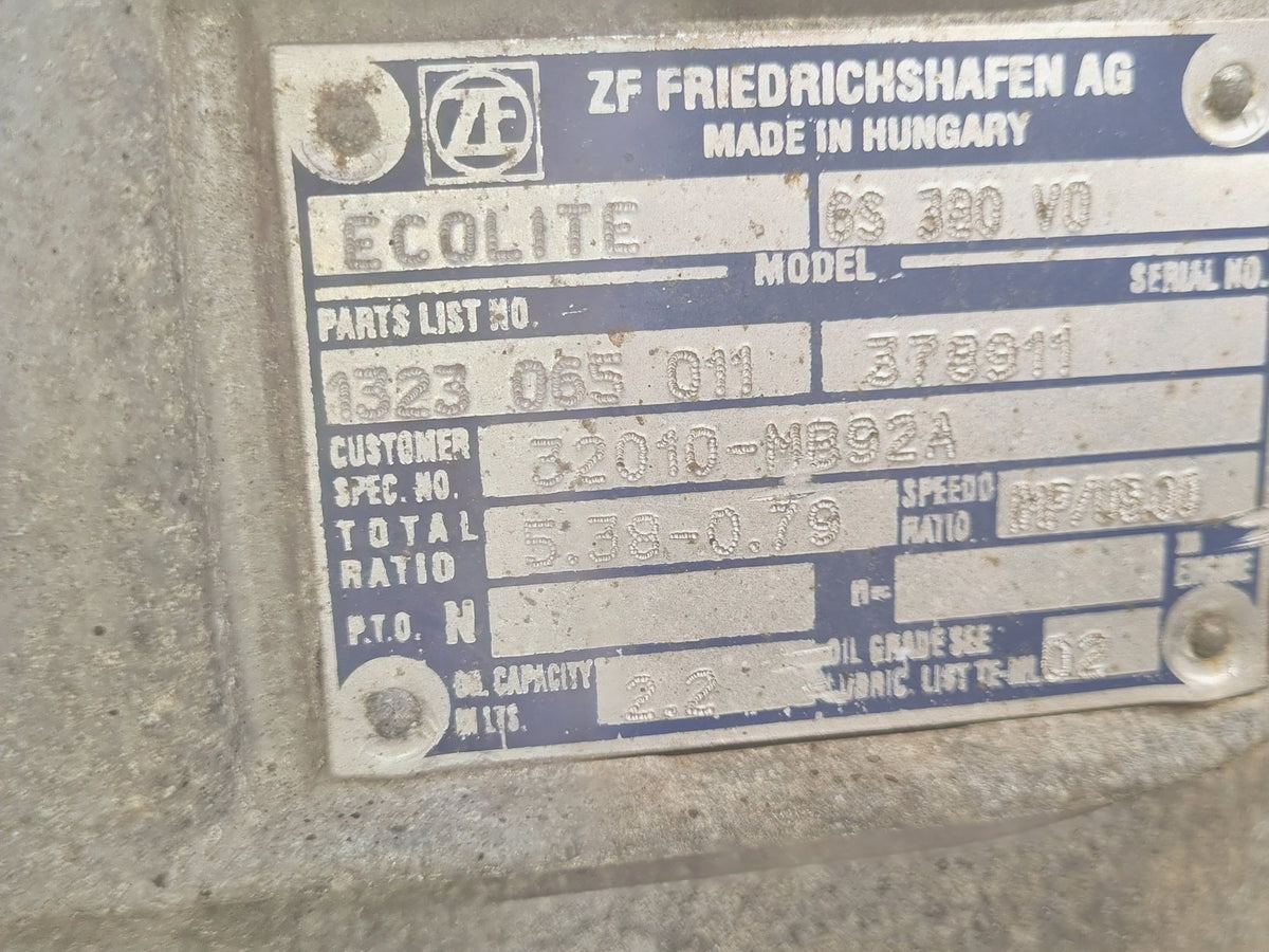 2009 Nissan Atlas F24 F24- Trans/Gearbox PN: