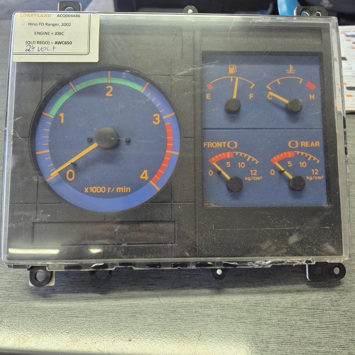 2002 Hino 500 Series FD FD1J - Instrument Cluster PN: