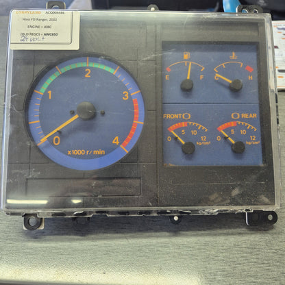 2002 Hino 500 Series FD FD1J - Instrument Cluster PN: