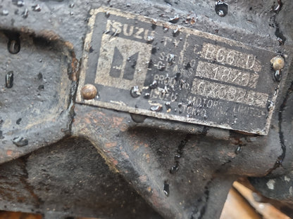1990 Isuzu Forward FRR32LB - Trans/Gearbox PN: BG6U 6 speed